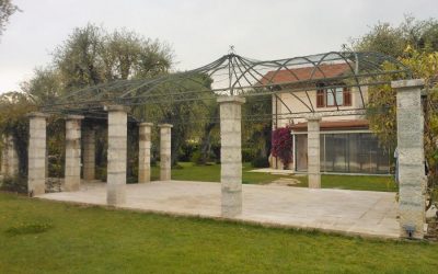 Gazebo a sezione rettangolare