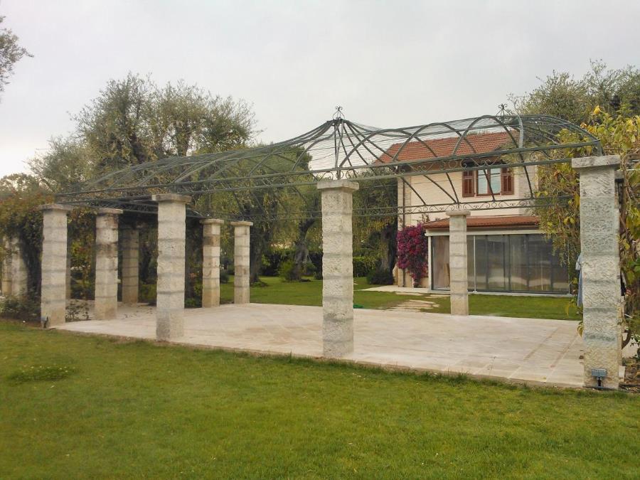 Gazebo a sezione rettangolare