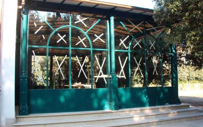 Gazebo in ferro stile antico