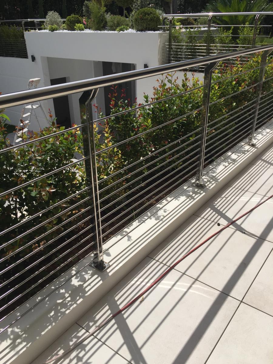 Parapetti esterni inox terrazzo