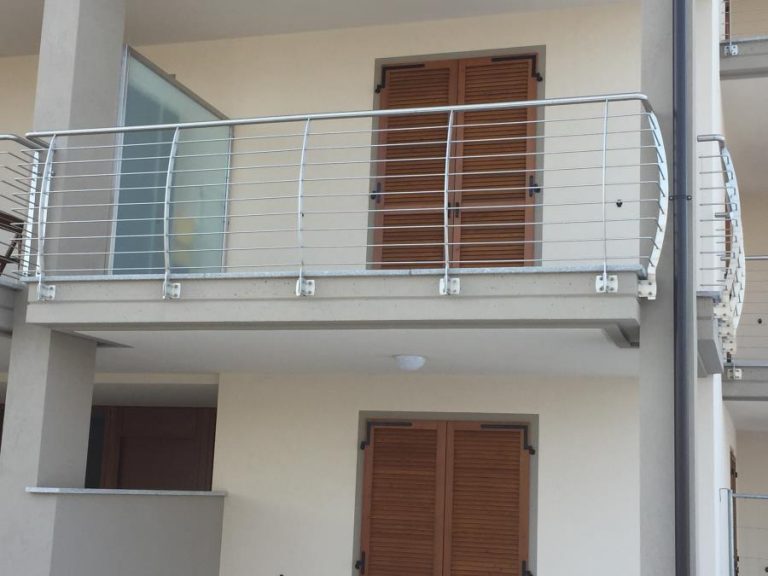 Ringhiera Vetro Scale Interne Esterni Balcone Terrazza Sistema Di Pali - Foto 4