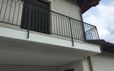 Parapetto esterno ringhiera dei terrazzi in acciaio inox - Mondino srl